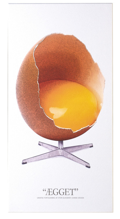 Akustikbild Art-Acoustic Ägget Vit Fibrotech